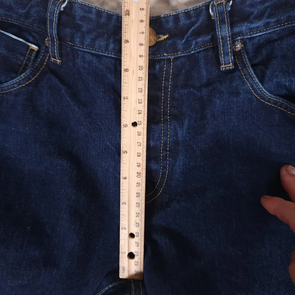 Agave Denimsmith Maverick Classic Straight Blue Jeans Mens Size 36 Button Fly - Picture 7 of 16